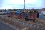 Unknown wooden passenger car getting some TLC